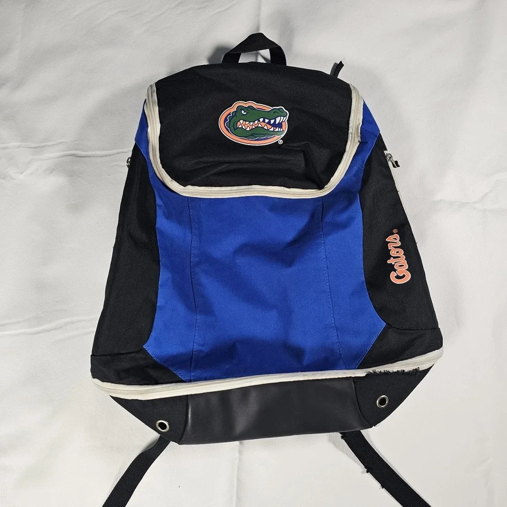 Florida Gators NCAA Backpack Blue Black School Travel Bag Licensed **As-Is**